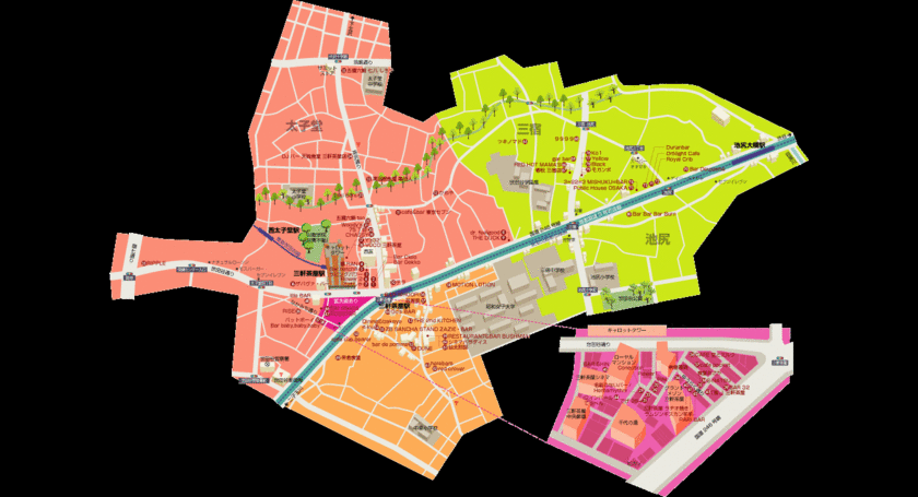 三軒茶屋～三宿～池尻大橋